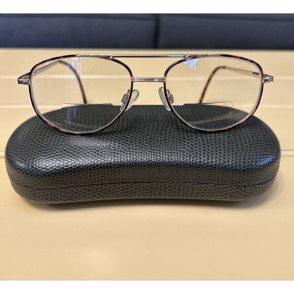 Modern Optical Other - Modern Optical JOEL DEMI AMBER 54-16 Metal Full Rim Eyeglasses Frame F368 Square